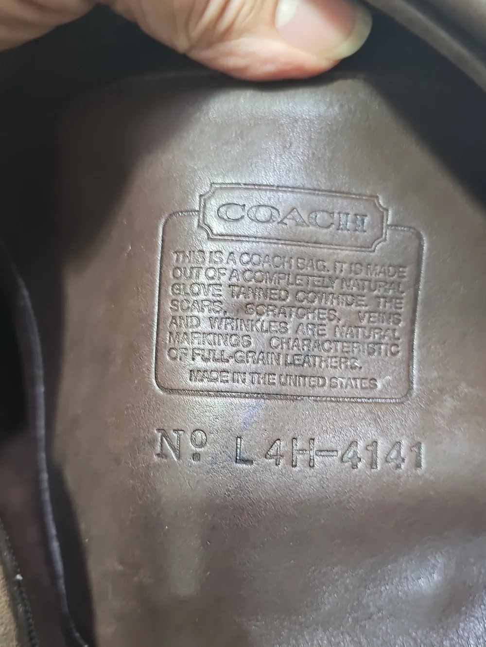 COACH 4141 VINTAGE RIVINGTON BAG BFPM-08-216